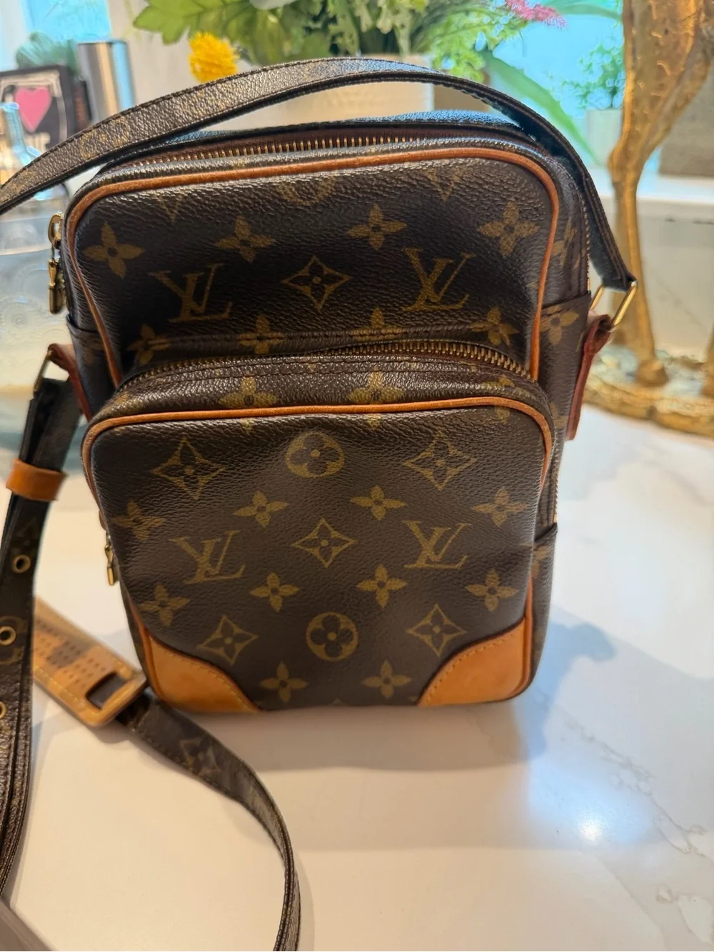 Authentic Louis Vuitton Monogram Amazon Crossbody Bag